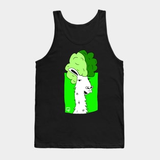 Party Llama - Green Tank Top